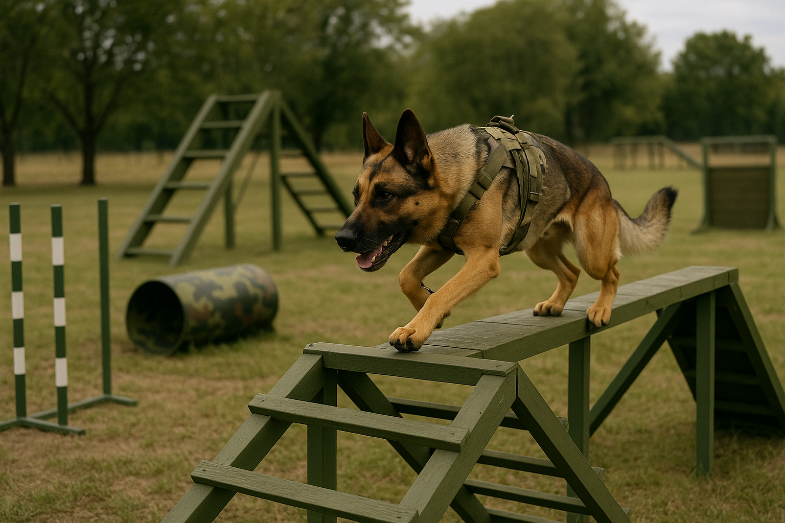 Army Dog Centre Pakistan headquarters with training facilities and security dogs